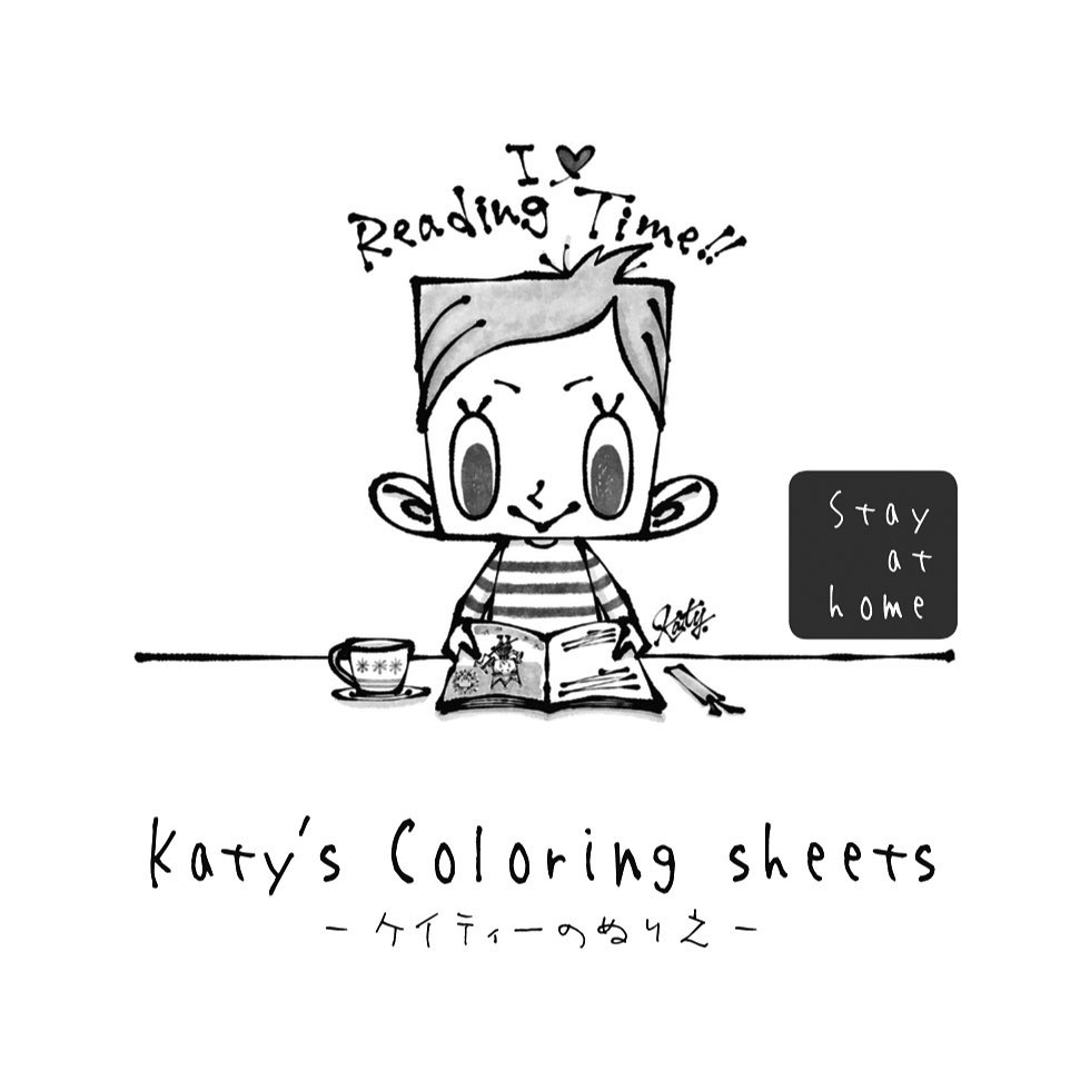 絵本作家「Katy（ケイティー）」さんの「ケイティーのぬりえ」が公開されました (1)