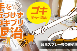 【各メディアで話題の商品】殺虫スプレー後のゴキブリを触れずにゴミ箱へ！「ゴキすぅ～ぽん」が3月下旬より販売開始！！ (5)