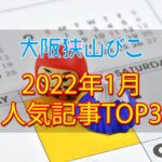 2022年1月「人気記事ランキング 」トップ3！