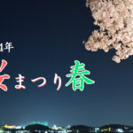 【2024年3月23日～4月7日】夜桜ライトアップ！「桜まつり-春」が狭山池北堤で開催されます!!