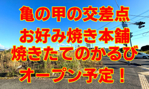 亀の甲の交差点（310号線沿い）に「お好み焼き本舗」「焼きたてのかるび」がオープン予定！【2026年6月20日頃 工事着手予定】 (21)