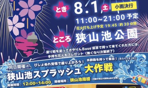 【2026年8月1日】狭山池で花火・60台以上のキッチンカーも！「桜まつり サマーブロッサムナイトin狭山池2026」開催