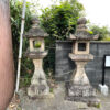 東池尻3丁目にある「二基の石灯籠(いしどうろう)」をご紹介 (3)